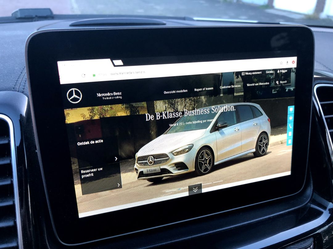 Mercedes GLE Met Internet TV En 4G Router (3)