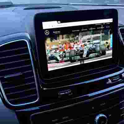Mercedes GLE Met Internet TV En 4G Router (4)